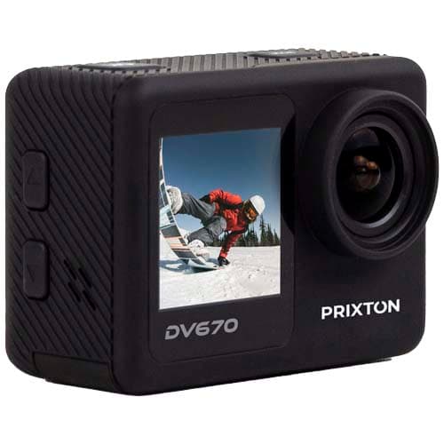 Prixton DV670 kamera sportowa 4K z dwoma ekranami