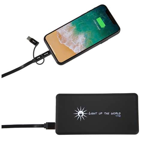 Solarny podświetlany powerbank SCX.design P30