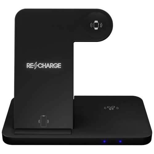 SCX.design W28 bezprzewodowa baza ładująca 3 w 1 ze stojakiem na telefon