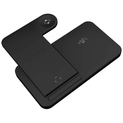 SCX.design W28 bezprzewodowa baza ładująca 3 w 1 ze stojakiem na telefon