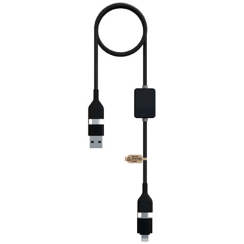 SCX.design C32 kabel do ładowania 60 W z przełącznikiem i podświetlanym logo