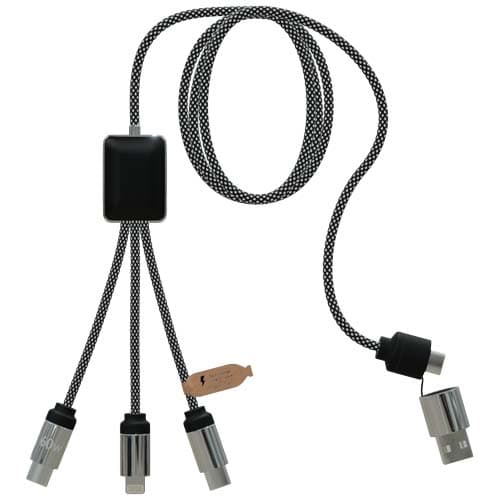 SCX.design C33 kabel do ładowania typu C o mocy 60 W z podwójnym podświetlanym logo
