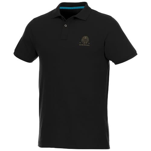 Beryl – męska koszulka polo z krótkim rękawem z bawełny organicznej i materiałów z recyklingu
