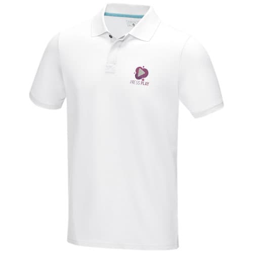 Męska organiczna koszulka polo Graphite
