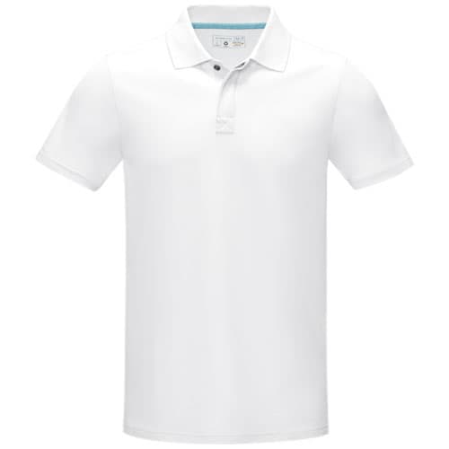 Męska organiczna koszulka polo Graphite