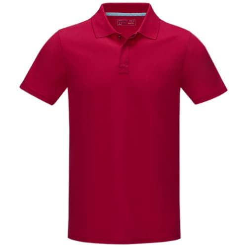Męska organiczna koszulka polo Graphite