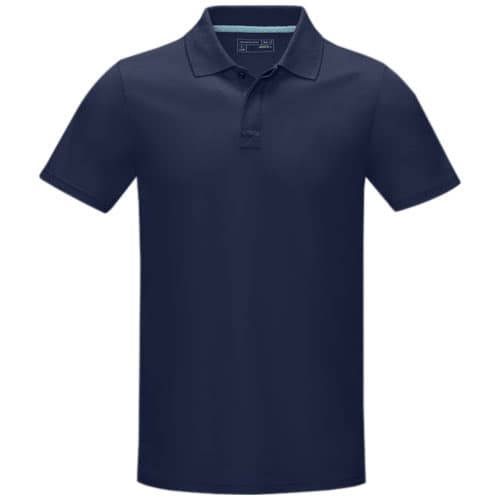 Męska organiczna koszulka polo Graphite