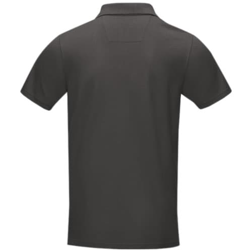 Męska organiczna koszulka polo Graphite
