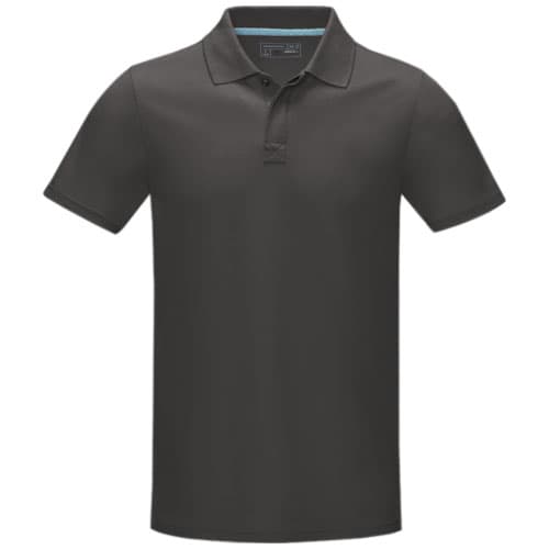 Męska organiczna koszulka polo Graphite