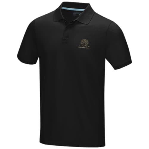 Męska organiczna koszulka polo Graphite