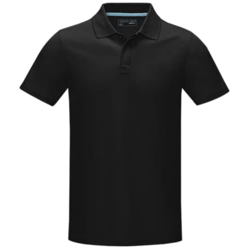 Męska organiczna koszulka polo Graphite