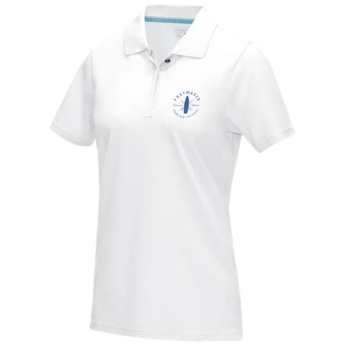 Damska organiczna koszulka polo Graphite