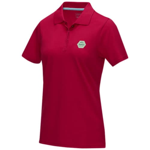 Damska organiczna koszulka polo Graphite