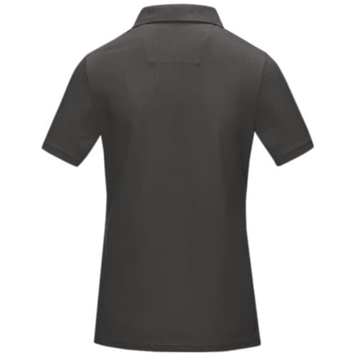 Damska organiczna koszulka polo Graphite