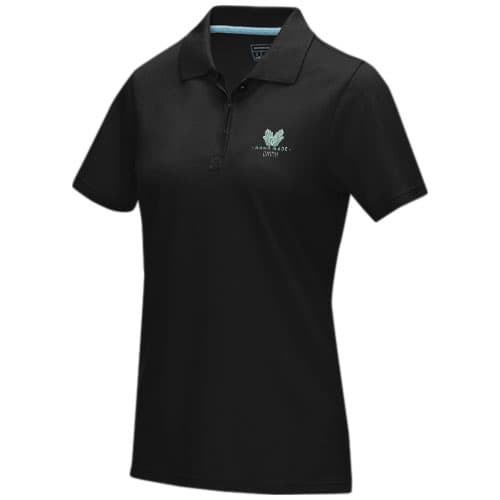 Damska organiczna koszulka polo Graphite