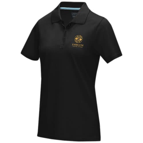 Damska organiczna koszulka polo Graphite