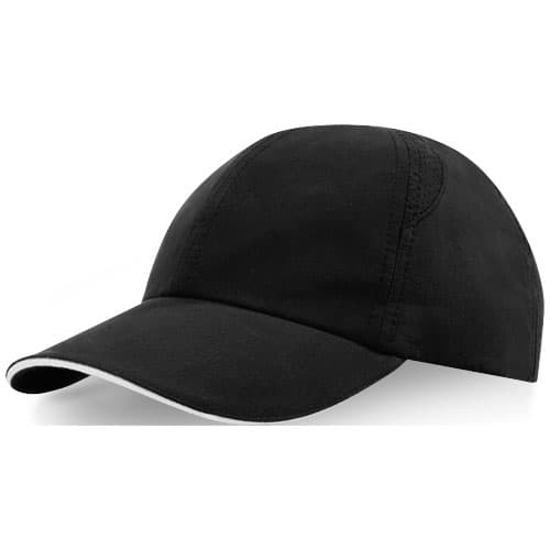 Morion dwukolorowa 6 panelowa czapka GRS z recyklingu o młodzieżowym kroju 110 g/m²