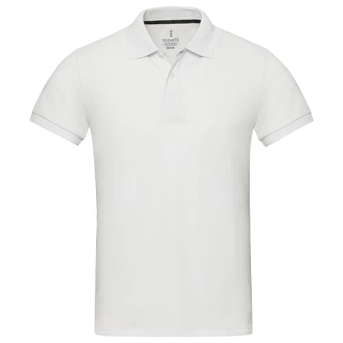 Emerald koszulka polo unisex z recyklingu z krótkim rękawem 200 g/m²