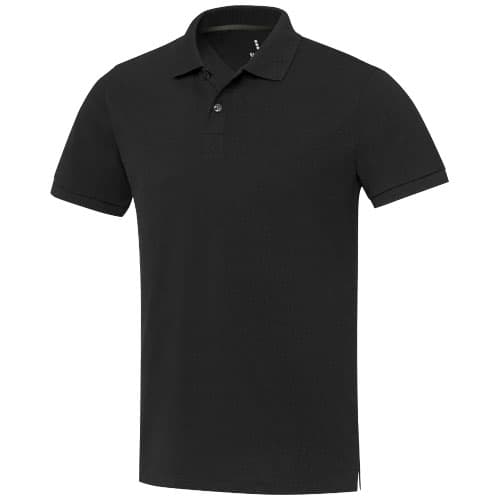 Emerald koszulka polo unisex z recyklingu z krótkim rękawem 200 g/m²