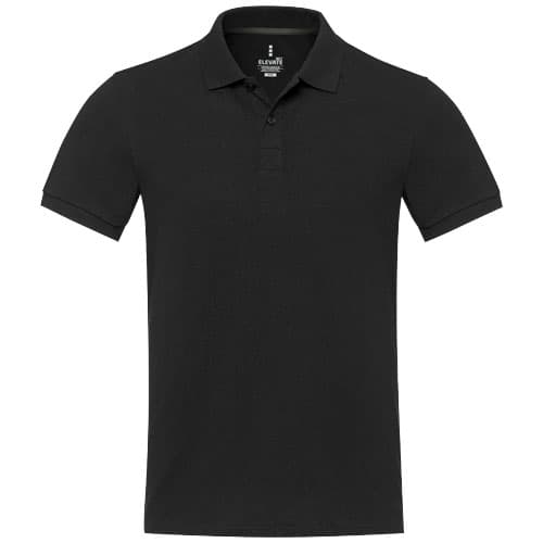 Emerald koszulka polo unisex z recyklingu z krótkim rękawem 200 g/m²