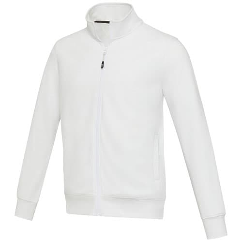 Galena bluza unisex z recyklingu z zamkiem błyskawicznym na całej długości 320 g/m²