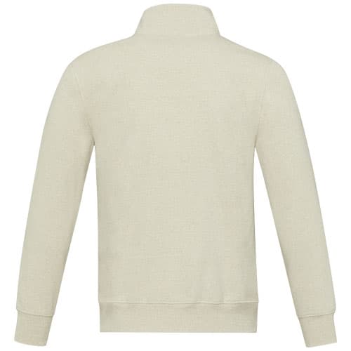 Galena bluza unisex z recyklingu z zamkiem błyskawicznym na całej długości 320 g/m²