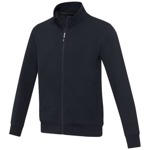 Galena bluza unisex z recyklingu z zamkiem błyskawicznym na całej długości 320 g/m²