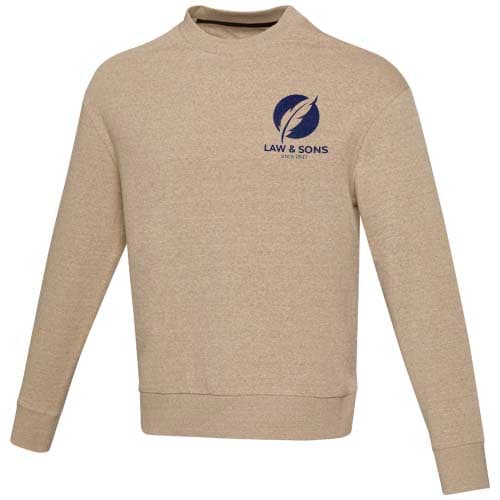 Tin sweter unisex Aware™ z okrągłym dekoltem z materiałów z recyklingu 280 g/m²