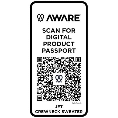 Tin sweter unisex Aware™ z okrągłym dekoltem z materiałów z recyklingu 280 g/m²