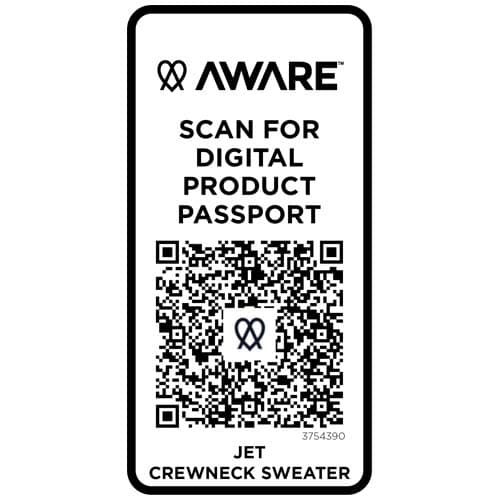 Tin sweter unisex Aware™ z okrągłym dekoltem z materiałów z recyklingu 280 g/m²