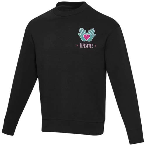 Tin sweter unisex Aware™ z okrągłym dekoltem z materiałów z recyklingu 280 g/m²