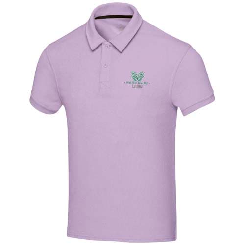 Koszulka polo Akoya, unisex, z materiału frotte z recyklingu 230 g/m²