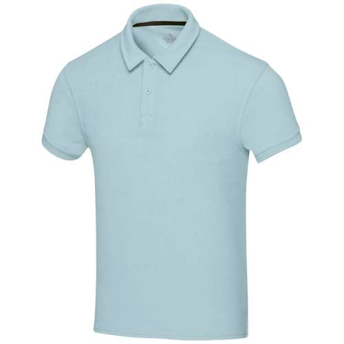 Koszulka polo Akoya, unisex, z materiału frotte z recyklingu 230 g/m²