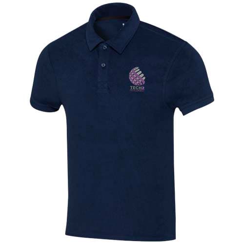 Koszulka polo Akoya, unisex, z materiału frotte z recyklingu 230 g/m²