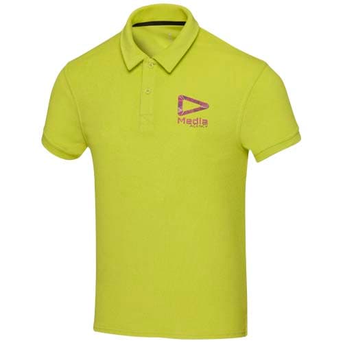Koszulka polo Akoya, unisex, z materiału frotte z recyklingu 230 g/m²