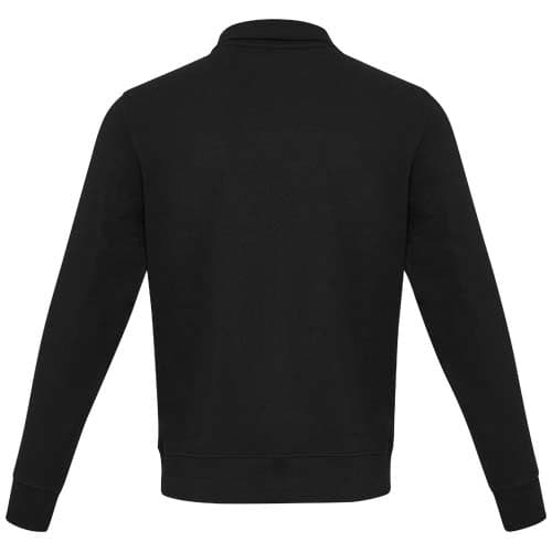 Tin sweter unisex Aware™ z materiałów z recyklingu z zamkiem błyskawicznym na 1/4 długości 280 g/m²