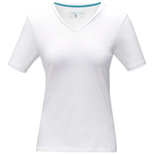 Damski T-shirt organiczny Kawartha z krótkim rękawem