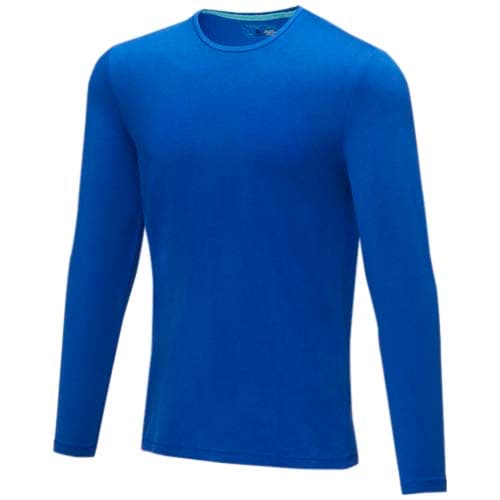 Męski T-shirt organiczny Ponoka z długim rękawem