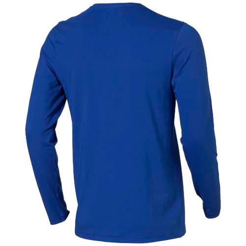 Męski T-shirt organiczny Ponoka z długim rękawem
