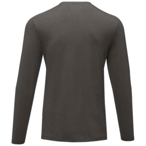 Męski T-shirt organiczny Ponoka z długim rękawem