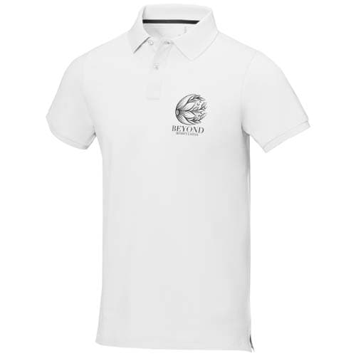 Męskie polo Calgary z krótkim rękawem 200 g/m²