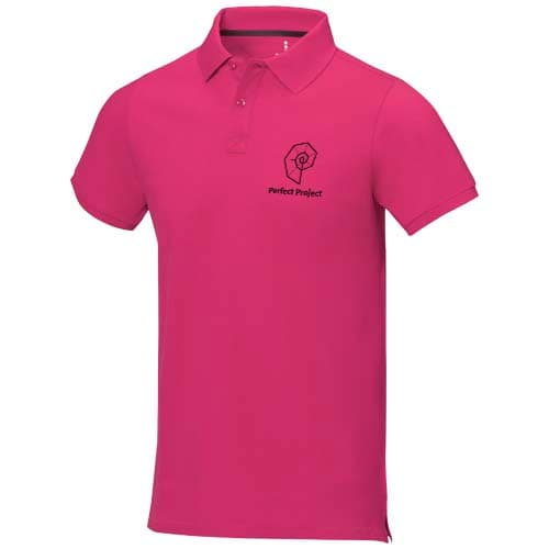 Męskie polo Calgary z krótkim rękawem 200 g/m²