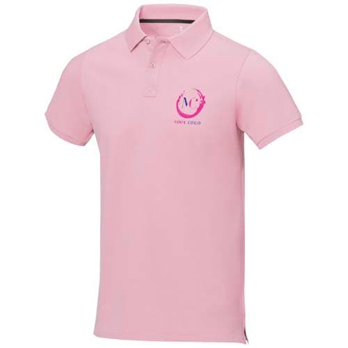 Męskie polo Calgary z krótkim rękawem 200 g/m²