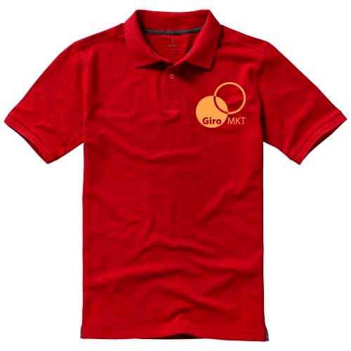 Męskie polo Calgary z krótkim rękawem 200 g/m²