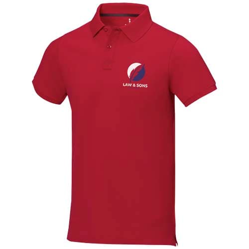 Męskie polo Calgary z krótkim rękawem 200 g/m²