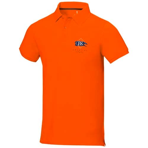 Męskie polo Calgary z krótkim rękawem 200 g/m²
