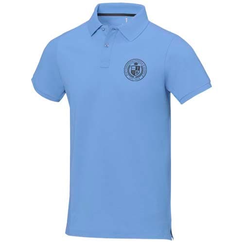 Męskie polo Calgary z krótkim rękawem 200 g/m²