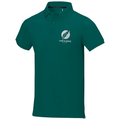 Męskie polo Calgary z krótkim rękawem 200 g/m²