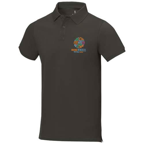 Męskie polo Calgary z krótkim rękawem 200 g/m²