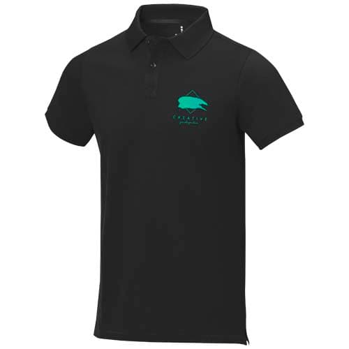 Męskie polo Calgary z krótkim rękawem 200 g/m²